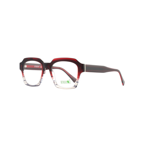 Benutzerdefinierte Logo Slim Unisex Acetat Optical Brille Rahmen