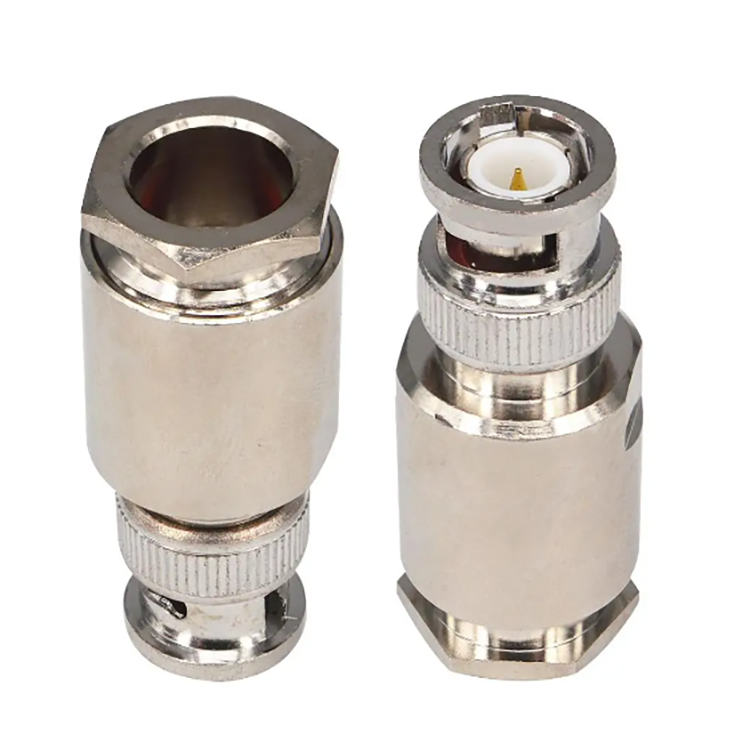 BNC Clamp Male Plug Adapter For RG213 Cable
