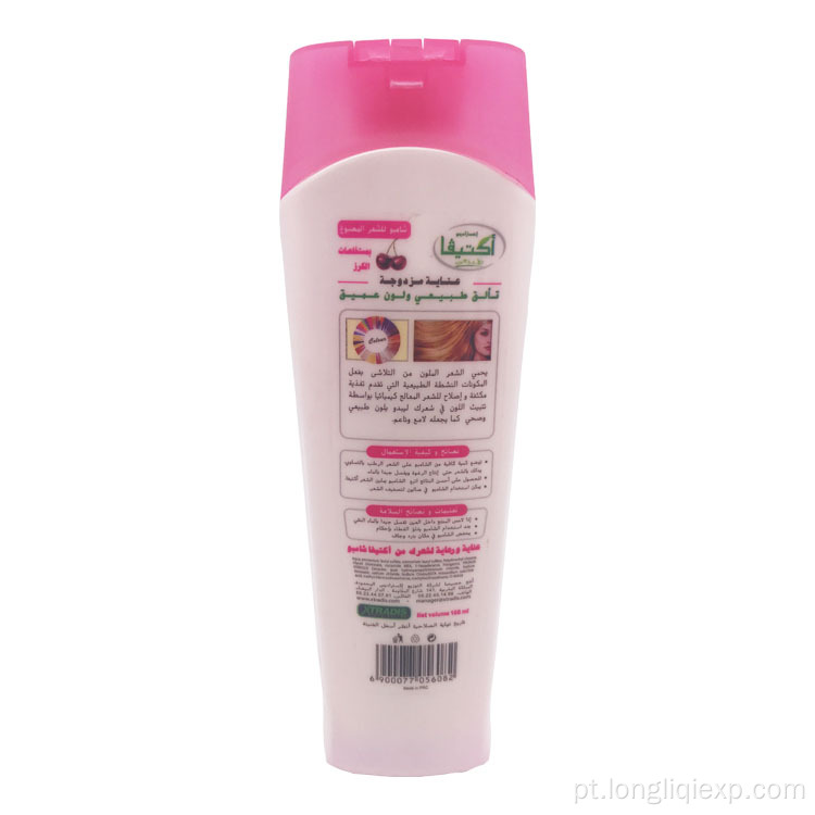 Nova cor de cabelo shampoo instantâneo natural para o cabelo