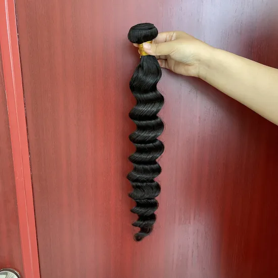 Best Selling Hair Brazilian Loose Wavy Human Hair Bundles with HD Lace Closure 5x5