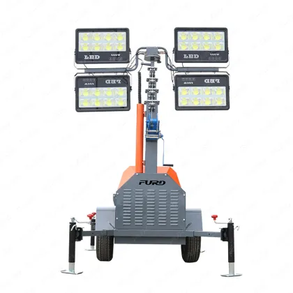 Portable Light tower Mobile Lighting Machinery LED lamp