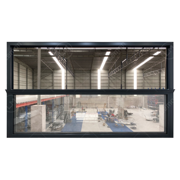 American Standard Electric Aluminum Double Top Hung Window