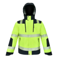 Hi visibilité des vestes de sécurité hivernales de construction robuste