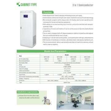 cabinet air purifier for allergies sterilizer electric