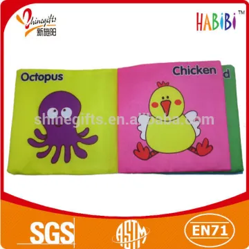 educational baby cloth book for infant