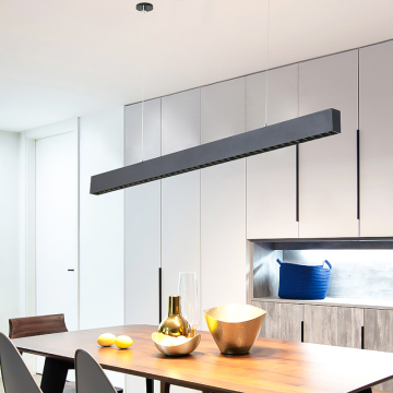 Suspended Linear LED Tube Light for Modern Office