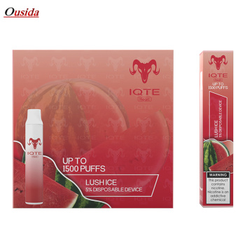 Disposable Vape IQTE Heart 1500 Strawberry Watermelon
