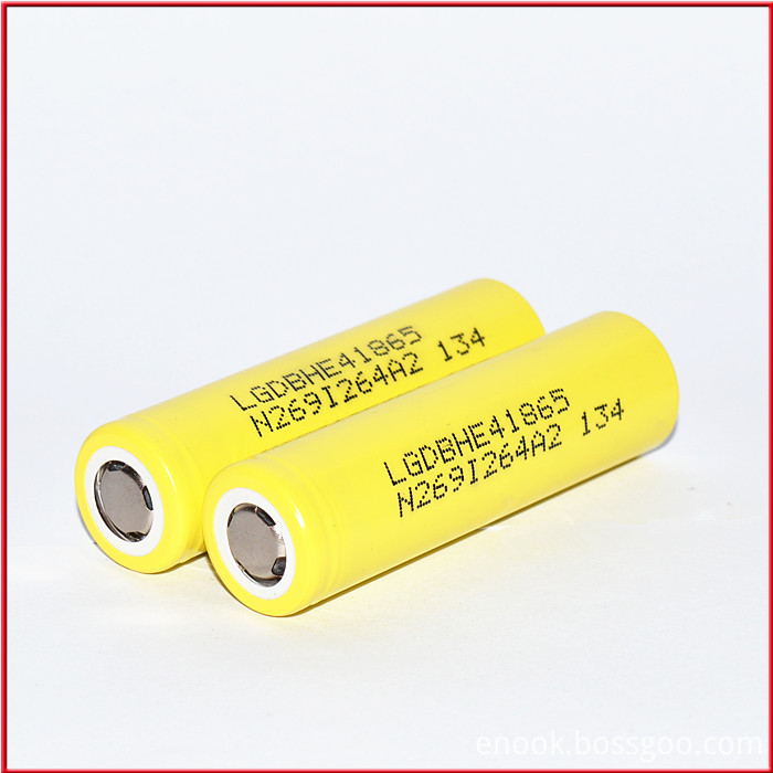 LG HE4 18650 2500mAh 3.7V Li-ion Battery LG HE4 18650 2500mAh 3.7V Li-ion Battery