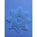 crystal handmade flower beaded star embroidery patches