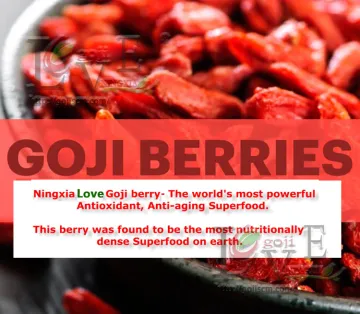 Low pesticide residue wolfberry for sale/fresh goji berries