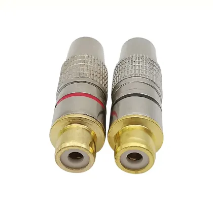Gold plated Female RCA Jack RCA Phono Connector