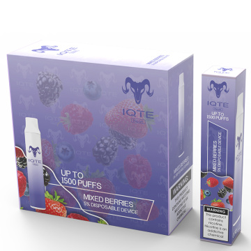 Hot sales Iqte Heart 1500 Puffs Disposable Vapes