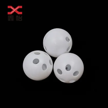 White Round Rattle Ball for Animal Puppet