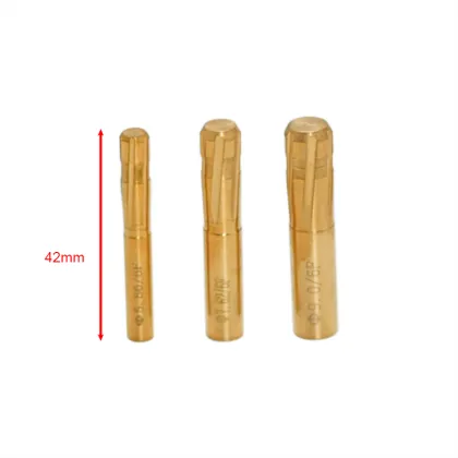 Blade Reamer 6 Flutes Grooves Spiral Reamer Rifling Buttons 5.81-9.35mm Push Double Layer for Rifled Barrel Machine Tool Reamer