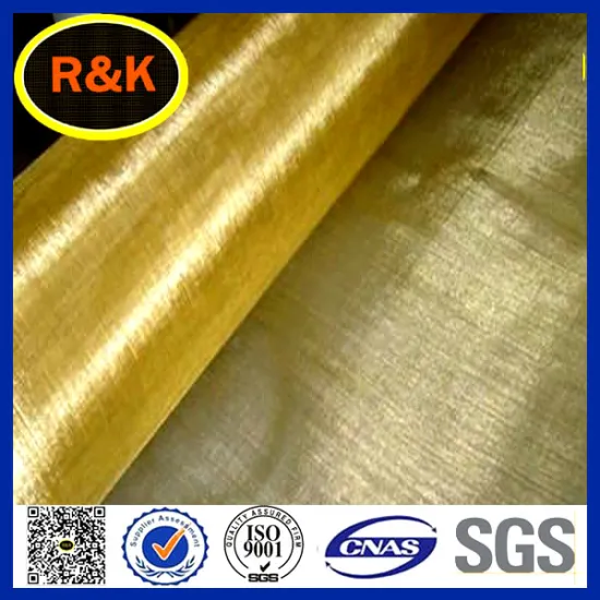 Brass wire mesh cloth/cooper mesh