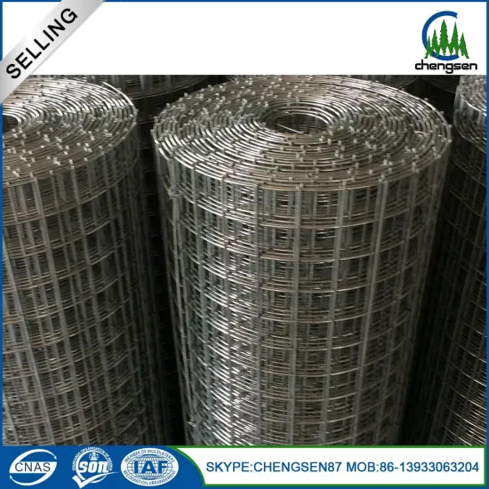 1.2mm Square Hole electro galvanized welded mesh