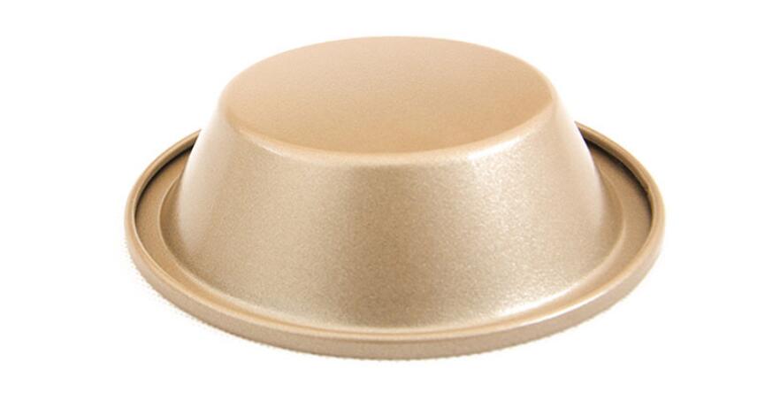 5“Golden Carbon Steel Round Non-stick Mini Pie Pan (10)