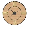 Large Minimalist Vintage Wooden Clocks