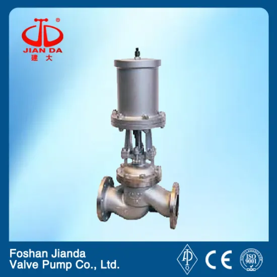 high pressure flange type bellow sealed steam pneumatic globe valve