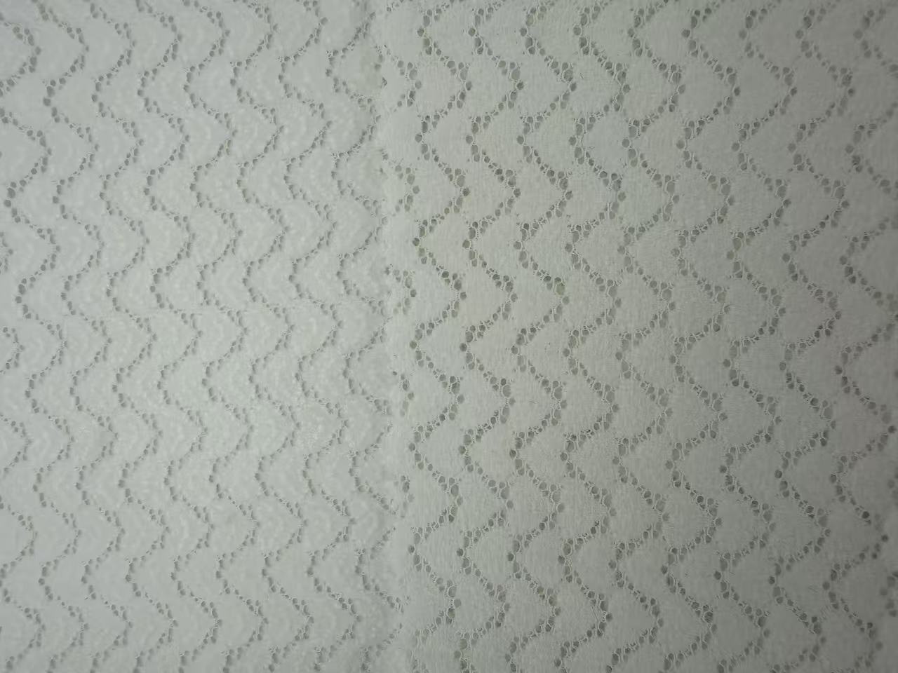 Heart Pattern Stretch Lace Fabric