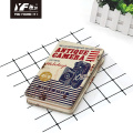 Adorable cat style cute metal cover notebook