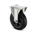 Heavy duty rubber casters that can be locked