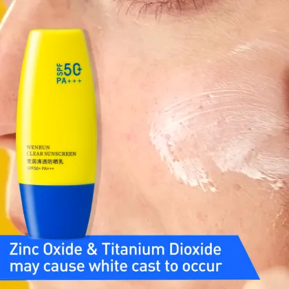SPF 50 Korean Mineral Sunscreen Cream for Black Skin