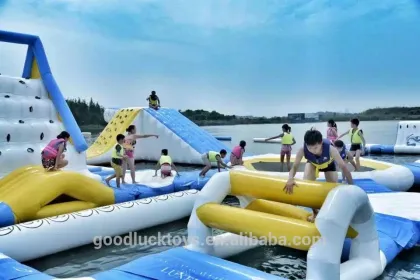 inflatable aqua park equipment, inflatable aqua park components, inflatable aqua park