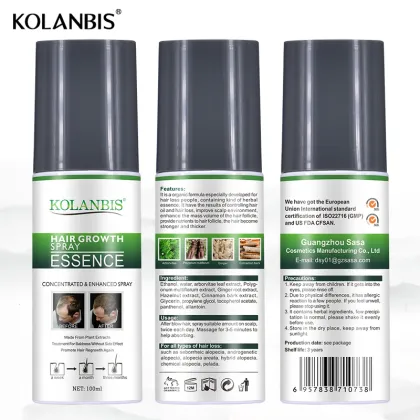 Organic Herbal Hair Regrowth Tonic for Baldness Treatment