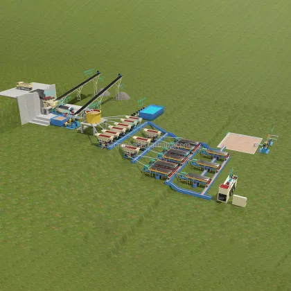 50tph Barite Washing Plant and Complete Set Barite Beneficiation Processing Equipment
