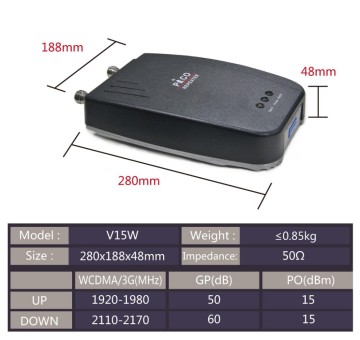 V15W WCDMA/3G Cell Phone Repeater