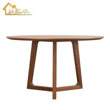 Modern Wooden 2-Seater Dining Table Set for Nordic Restaurant Furniture