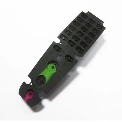 Silver Paint Remote Used Conductive Pills Silicone Keys