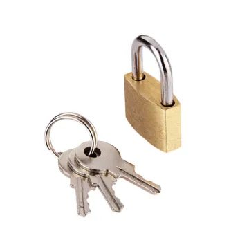 High Quality Portable Mini Brass Lock 20mm Steel Padlock for Luggage