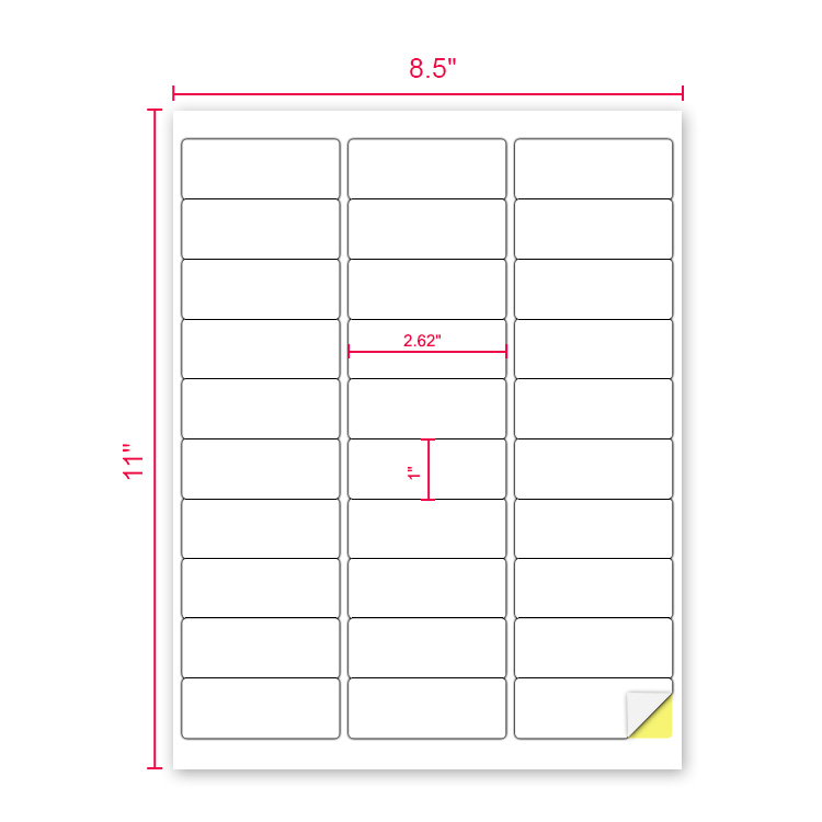 Laser Printer labels