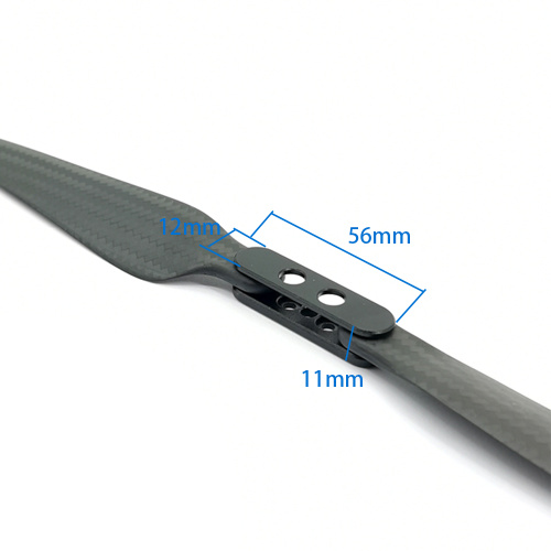 12 inch Đạo cụ ồn thấp có thể gập lại CW/CCW Prop Paddle