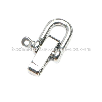 Fashion High Quality Metal Stainless Steel Shackle For Survival Paracord Bracelet