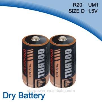 1.5V D size r20 um-1 dry battery cell