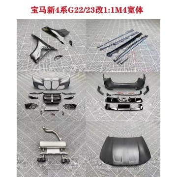 BMW 4 Series G22/23 Kit de cuerpo de cuerpo ancho M4 actualizado para accesorios 4x4