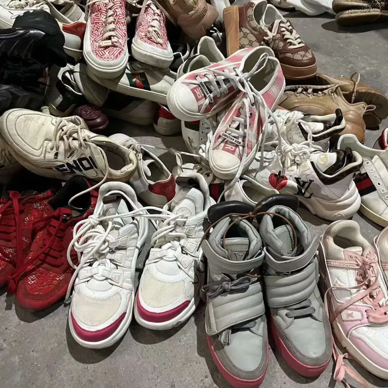 Hot Selling Used Luxury Women's Shoes & Men's Sports Basketball Shoes Wholesale