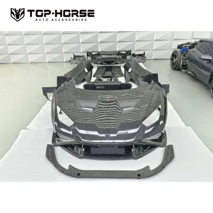 Lamborghini Huracan STO Dry Carbon Fiber Body Kit Facelift Bumper