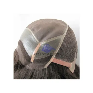 Fine mono base with lace front temples hairpiece wigs