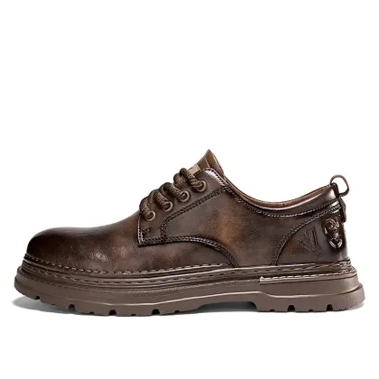 Oxford Office Business Shoes - Retro Style Men's Pure Leather Shoes (Excellent Quality)