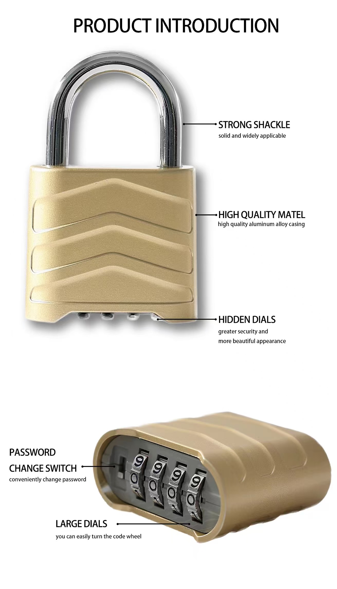 11 Wheel Padlock