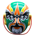 Máscara facial de ópera de Pequim pintada em estilo chinês