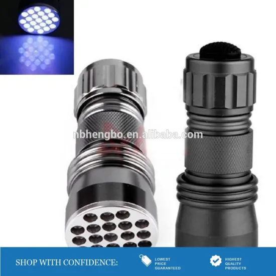 450Lm New Aluminum 21 LED UV Flashlight