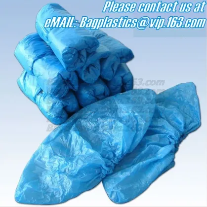 Disposable Blue waterproof rain boot/shoe covers,rain cover for shoes,Eco-friendly Professional Shoe cover