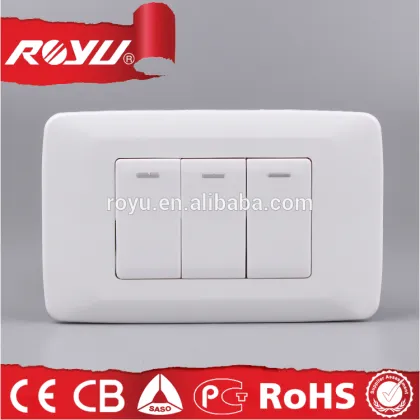 3 way switch,switch plate Injection,LIDE S13K2-A 12v led light switch panel