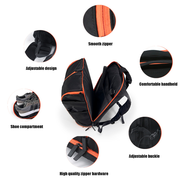 Padel Pickleball Bag with Fence Hook