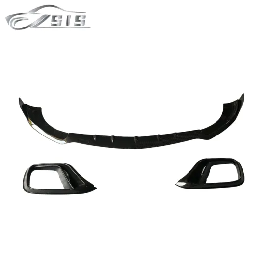 E63 Body Kits for E-Class W213 (2017-2020) - E63 B Style DRY Carbon Fiber Front and Insert Carbon Fiber Front Lip